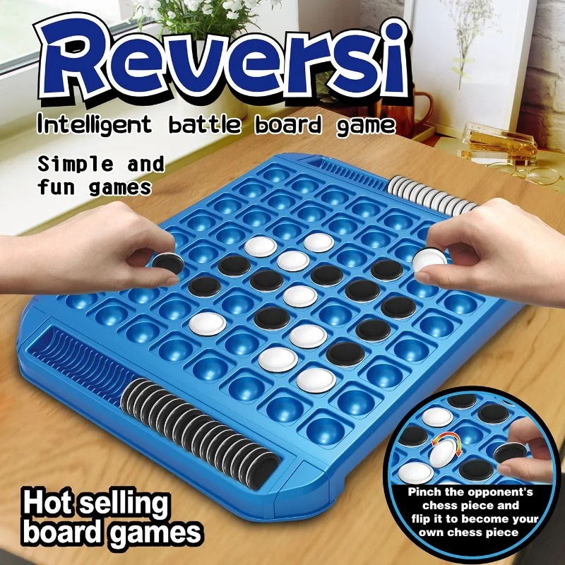 Board Game For 3 Players - لعبة استراتيجية بلوحة قابلة للقلب من