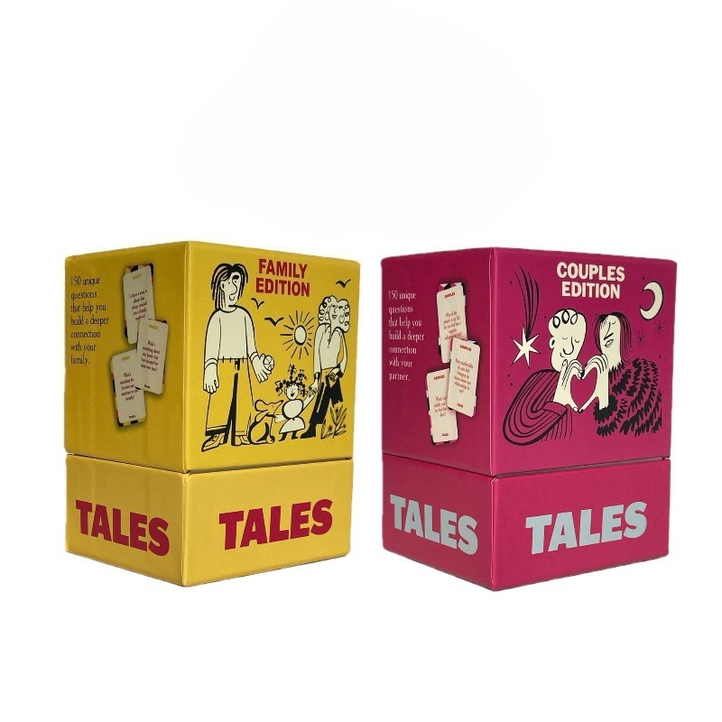 Board Game Unmatched - بطاقات أسئلة وأجوبة للتواصل من TALES،