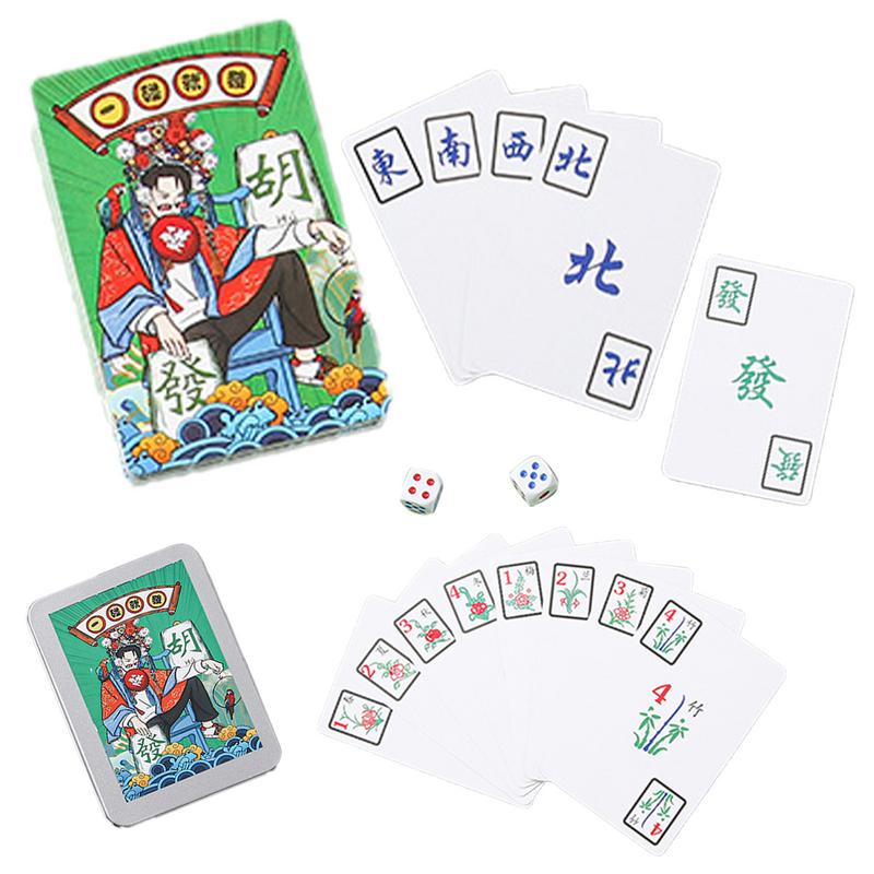 Card Game Deck - لعبة بطاقات Mahjong للعائلة ، لعبة
