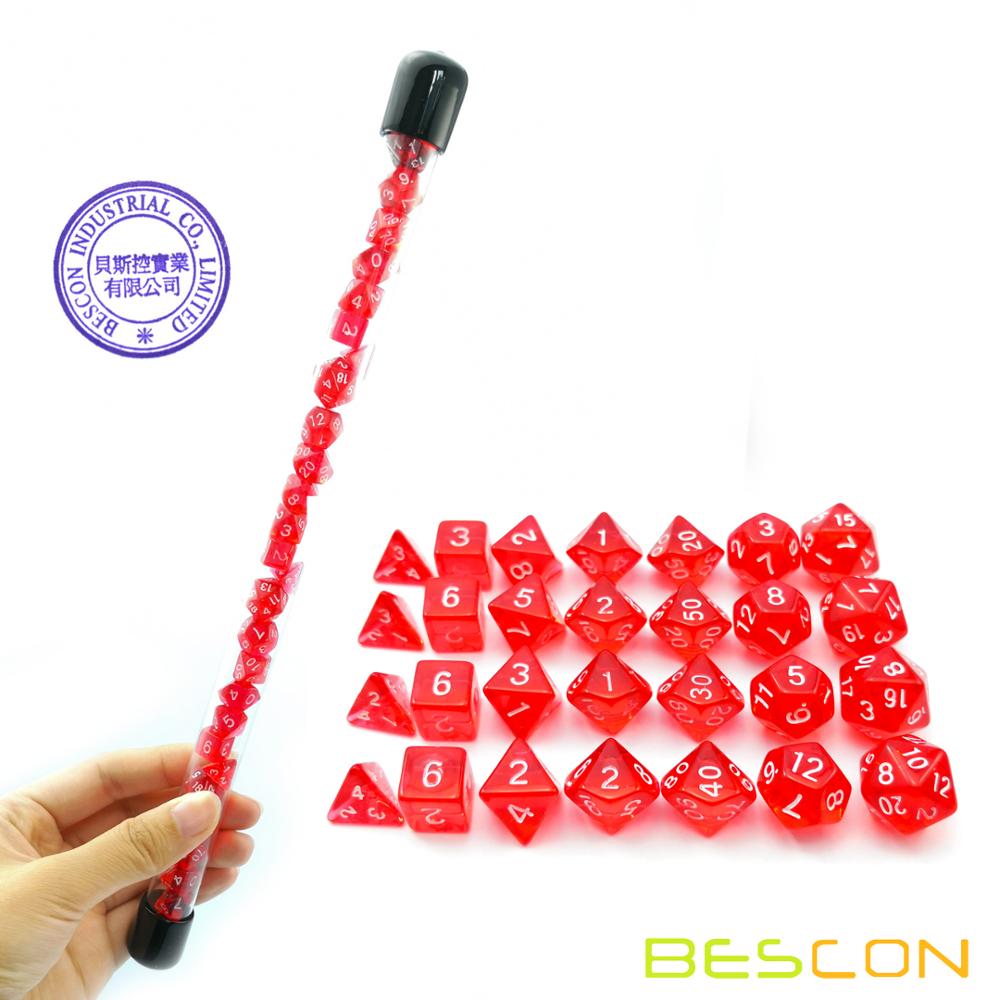 Bescon-مجموعة النرد الصغيرة مت - مراجعة Dice Set Polyhedral وسعره