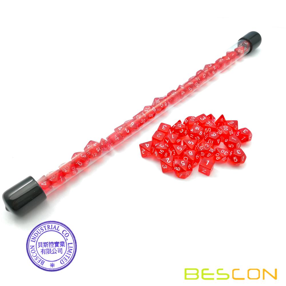 Bescon-مجموعة النرد الصغيرة مت - مراجعة Dice Set Polyhedral وسعره