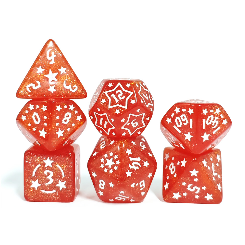 مجموعة نرد متعددة الأوجه بتصمي - مراجعة Dice Set Polyhedral وسعره
