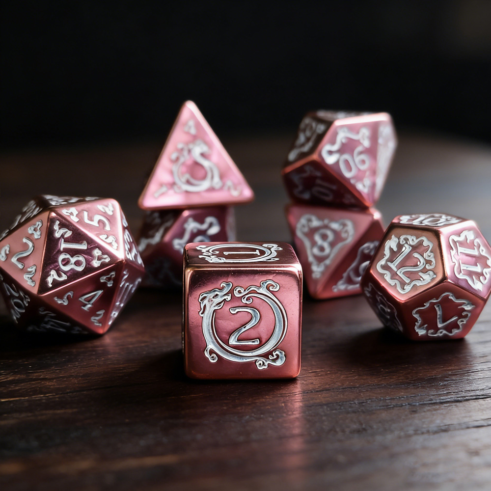 DND النرد 7 قطعة/المجموعة التن - مراجعة Dice Set Polyhedral وسعره