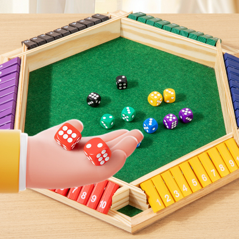 لعبة Shut The Box Dice Board ا - مراجعة Board Game For 3 Players وسعره