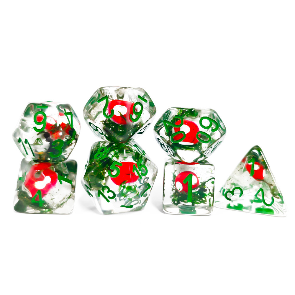 7 قطعة/المجموعة DND النرد الرا - مراجعة Dice Set Polyhedral وسعره