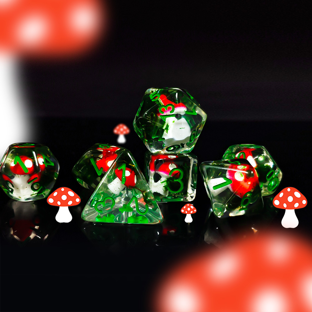 7 قطعة/المجموعة DND النرد الرا - مراجعة Dice Set Polyhedral وسعره