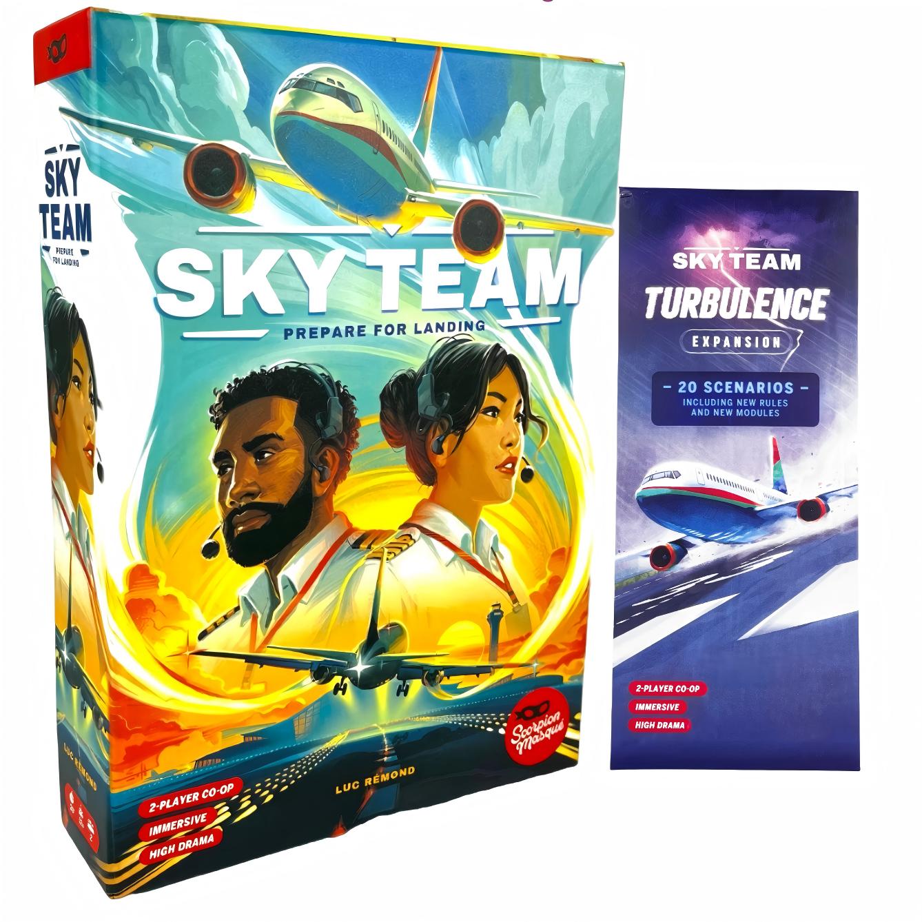 لعبة لوحية: SKY TEAM Base Game - مراجعة Board Game Unmatched وسعره