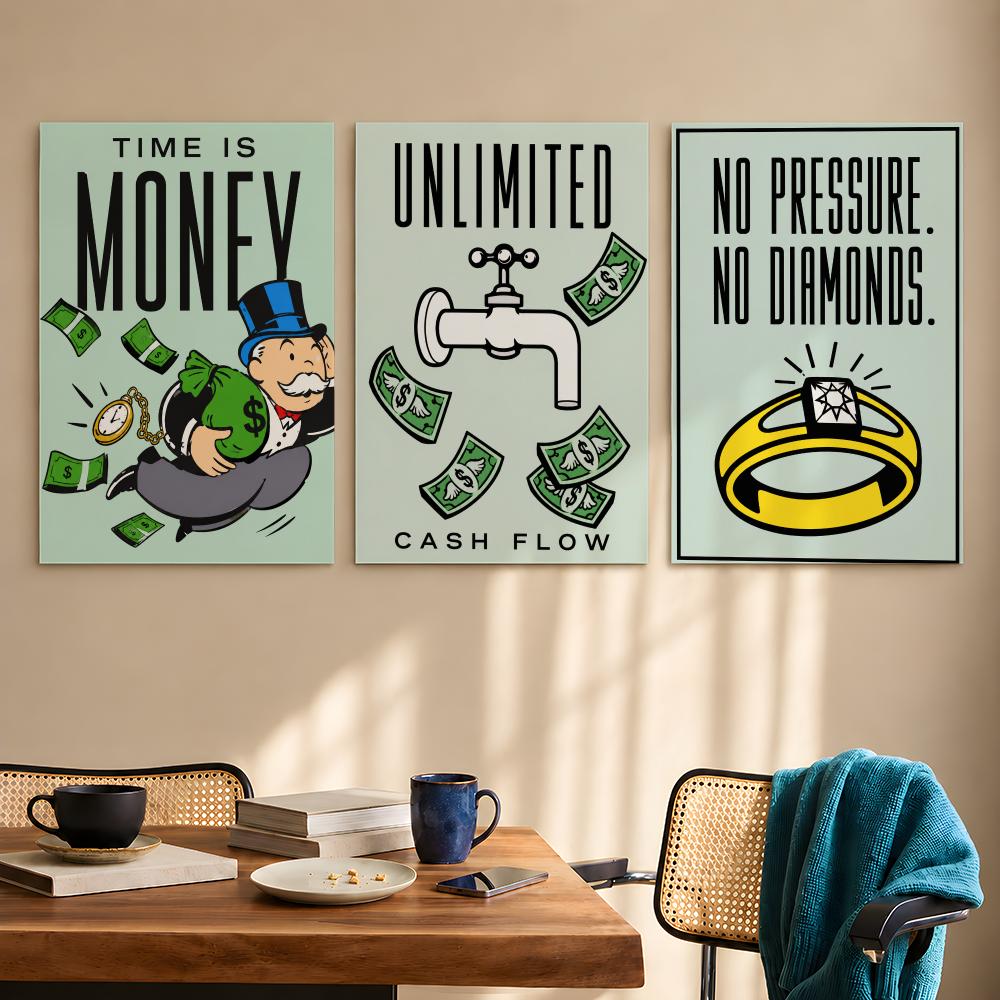 لوحة جدارية كلاسيكية للعبة مون - مراجعة Hasbro Game Monopoly وسعره