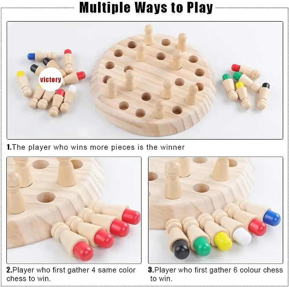 لعبة خشبية تعليمية للذاكرة وال - مراجعة Board Game Life وسعره