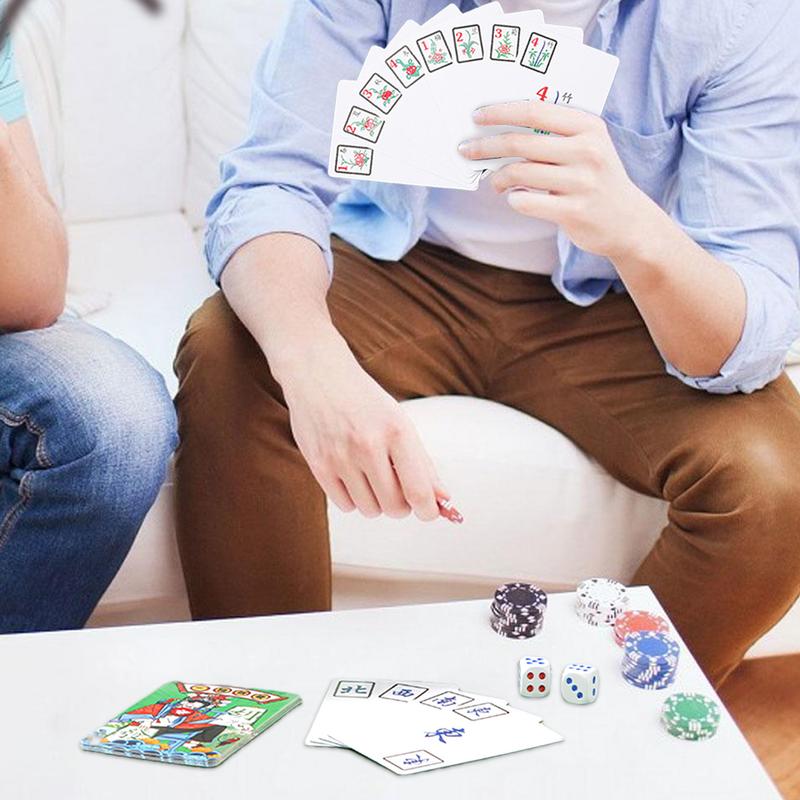 لعبة بطاقات Mahjong للعائلة ،  - مراجعة Card Game Deck وسعره