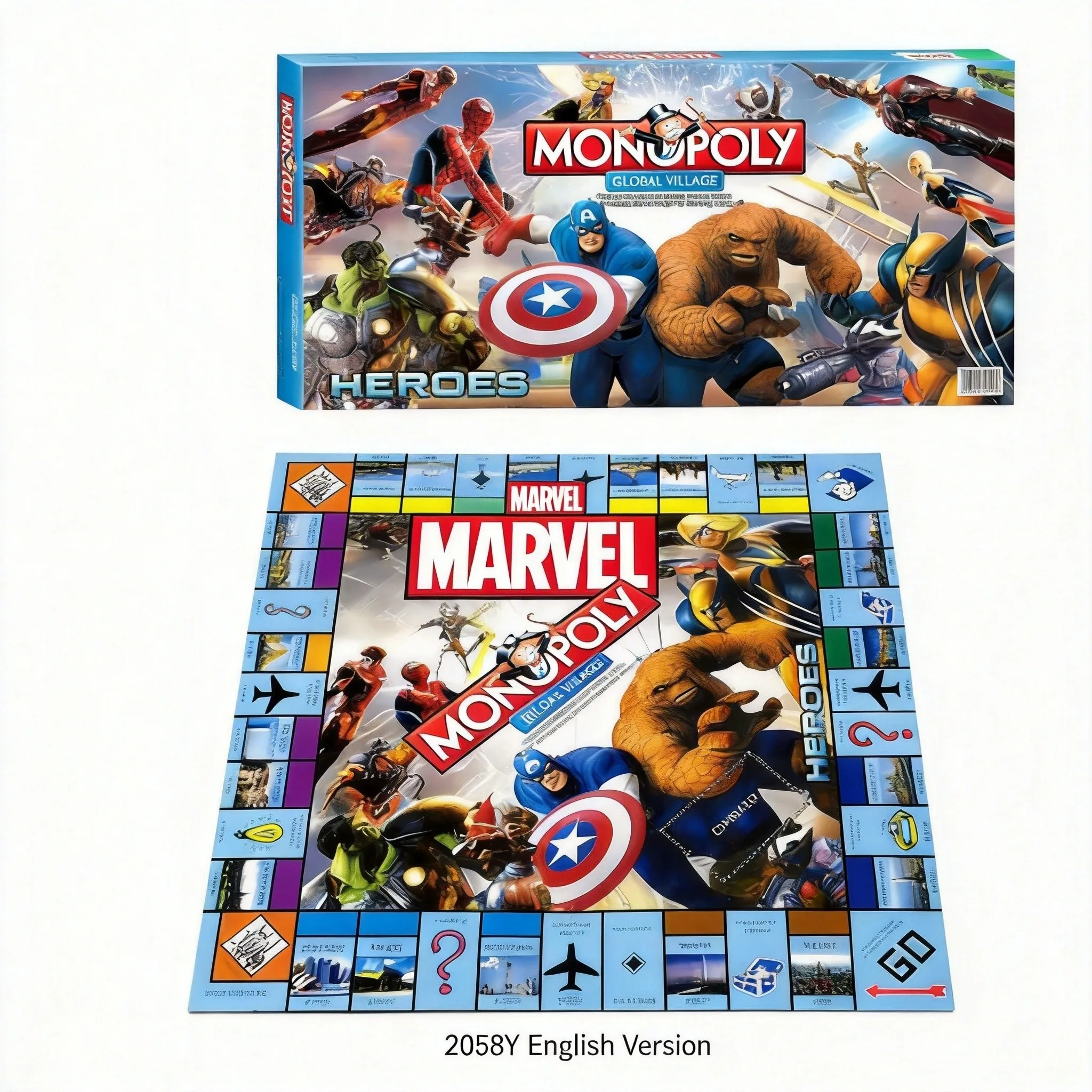 لعبة مونوبولي أبطال مارفل: الق - مراجعة Hasbro Game Monopoly وسعره
