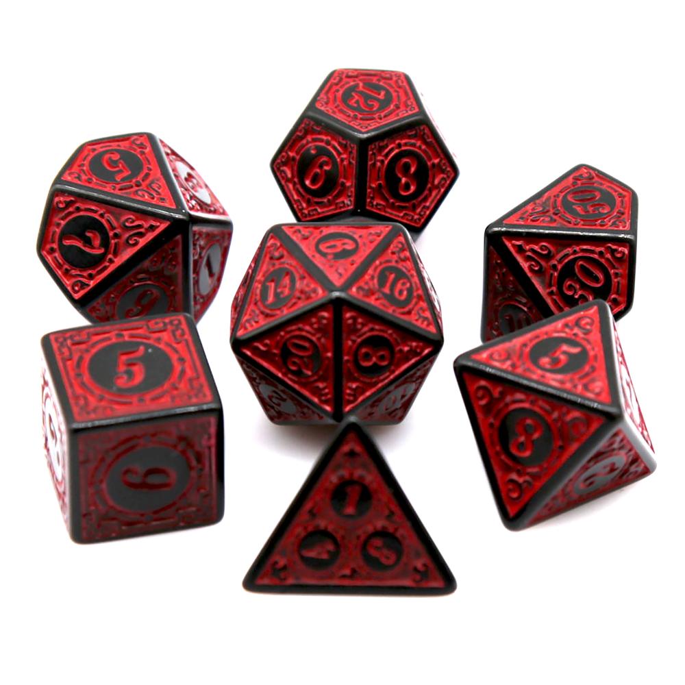 مجموعة من 7 قطع من النرد متعدد - مراجعة Dice Set Polyhedral وسعره
