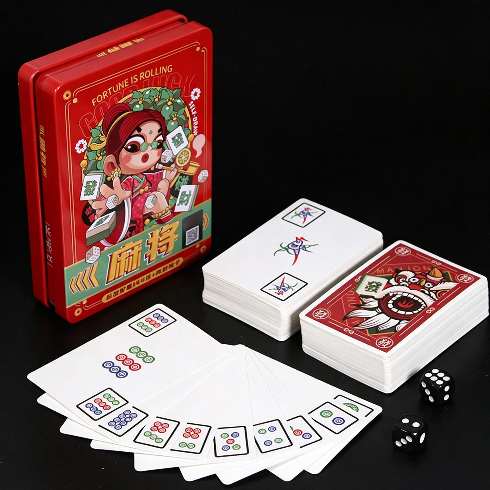 أوراق اللعب، قطع الماهجونغ، لع - مراجعة Card Game Deck وسعره