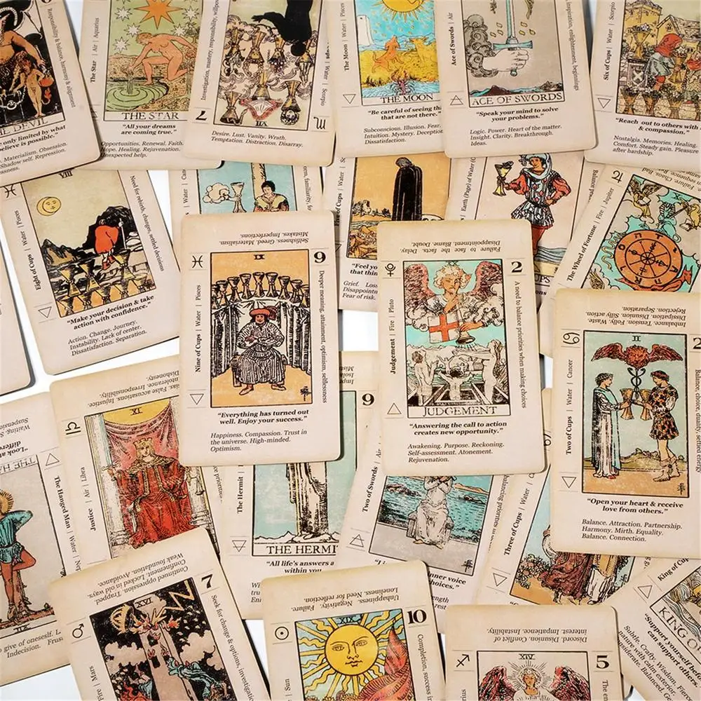 معنى بطاقة التارو للمبتدئين ال - مراجعة Card Game Deck وسعره